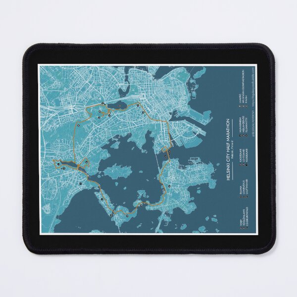 Item preview, Helsinki City Half Marathon designed and sold by BGALAXY.