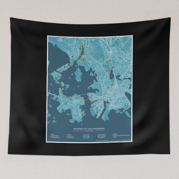 Item preview, Helsinki City Half Marathon designed and sold by BGALAXY.