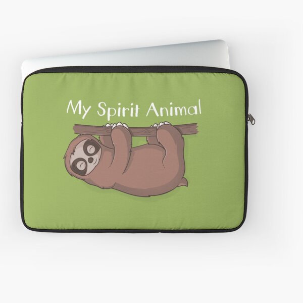 Sloth is My Spirit Animal Laptop Sleeve