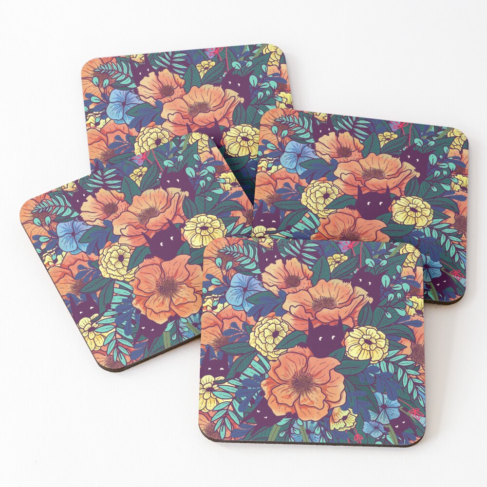 Wild Flowers Coasters (Set of 4)