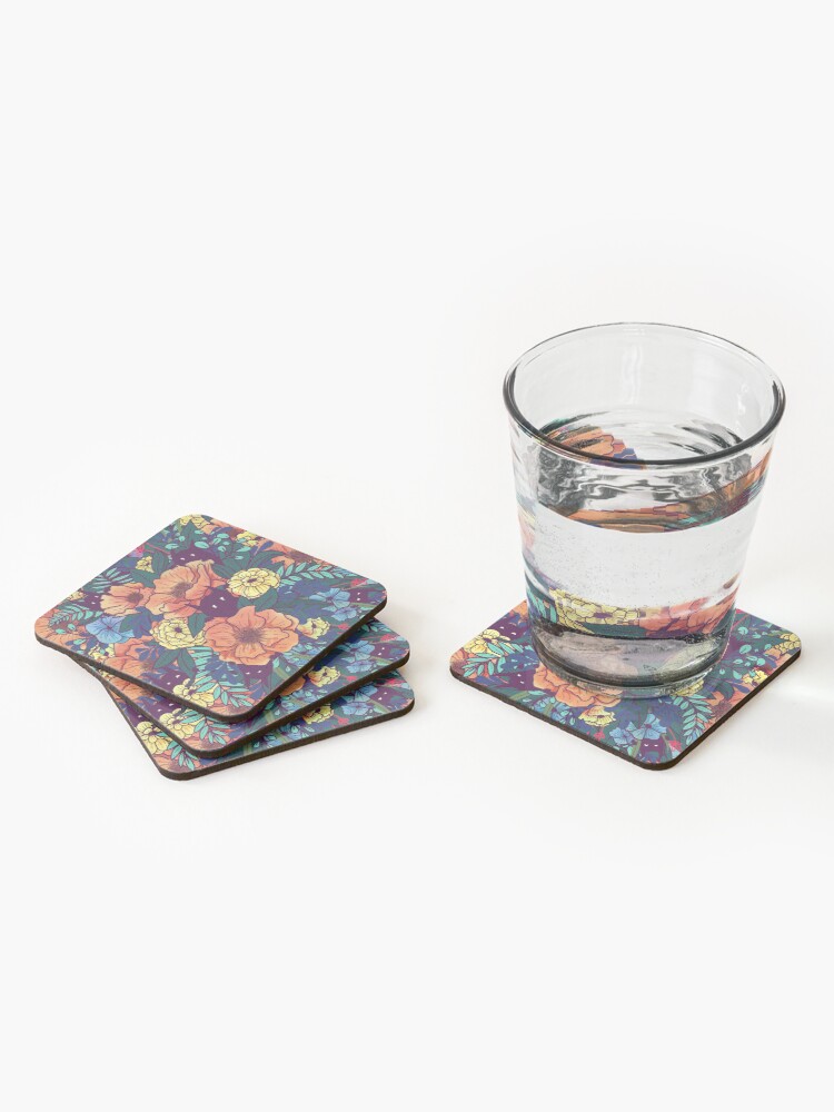 Alternate view of Wild Flowers Coasters (Set of 4)