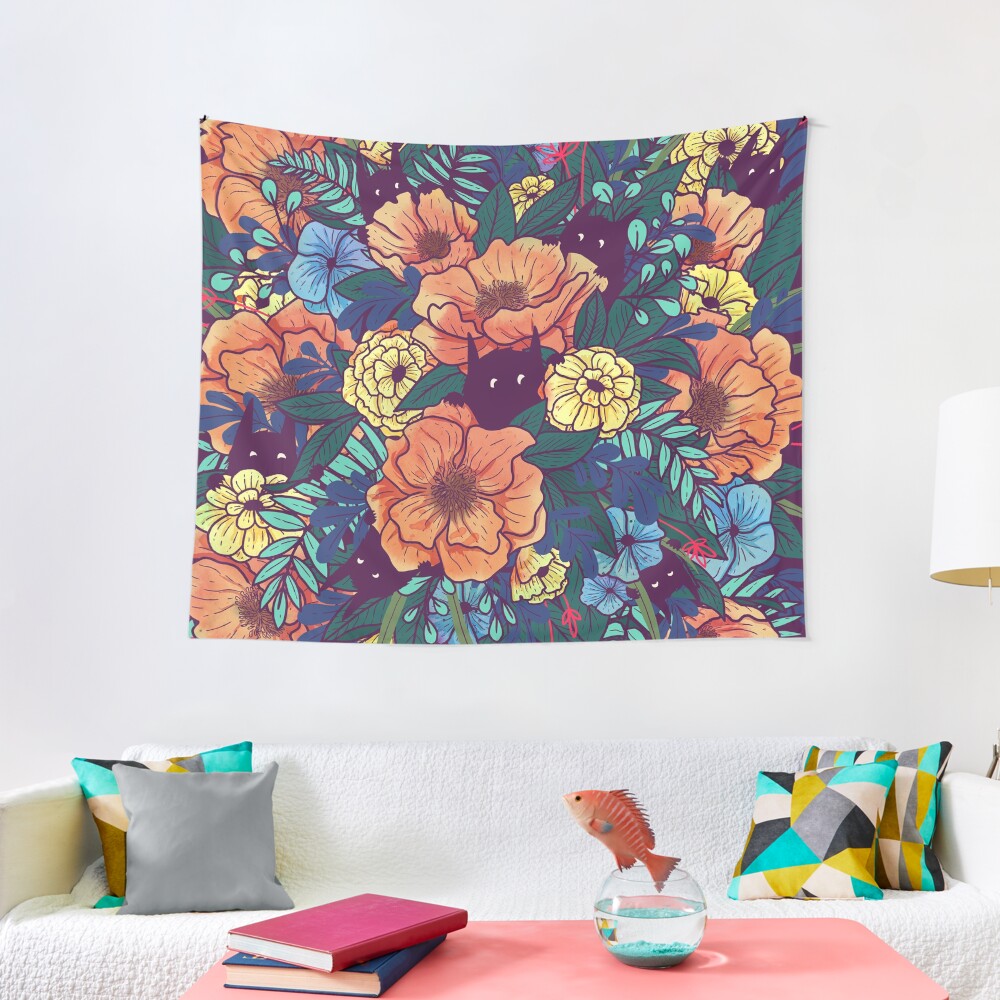 Wild Flowers Tapestry