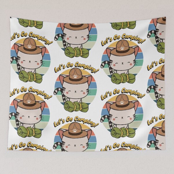 Item preview, Funny Tabby Cat Wants to go Camping designed and sold by Pet Station.