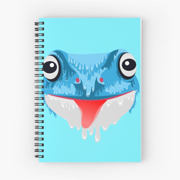 Item preview, Cute Blue Frog grime art designed and sold by AmsaOza.