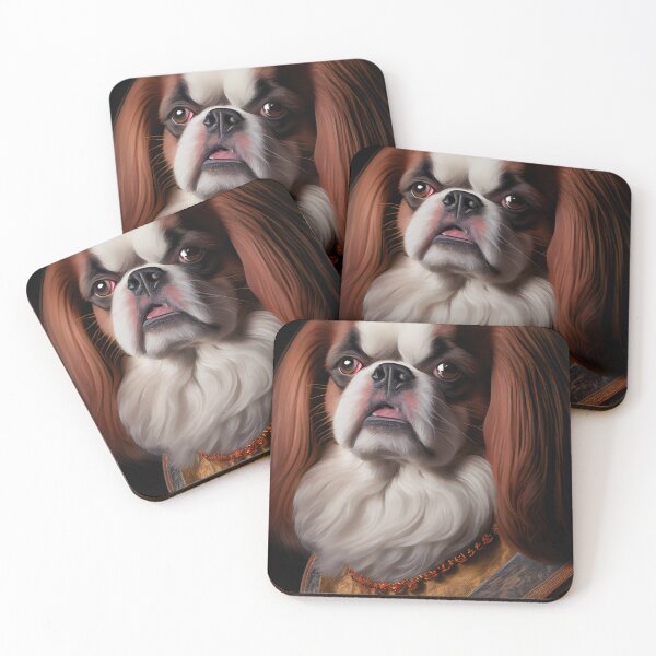 Artikelvorschau, Japanese Chin Dog Breed Portrait Royal Renaissance Animal Painting entworfen und verkauft von Nalaxation.