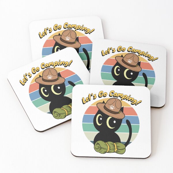 Item preview, Funny Black Cat Wants to go Camping designed and sold by Pet Station.