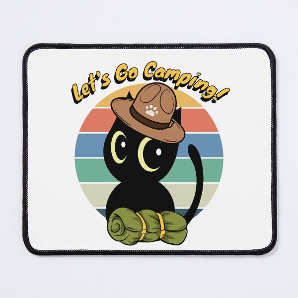 Item preview, Funny Black Cat Wants to go Camping designed and sold by Pet Station.