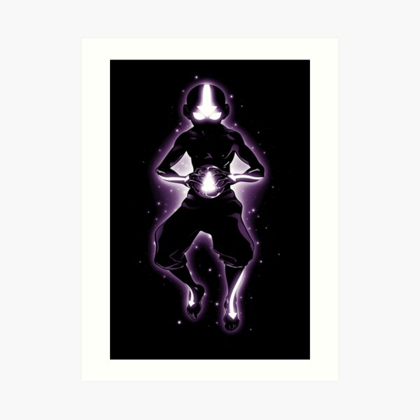Meditating Avatar Aang Art Print