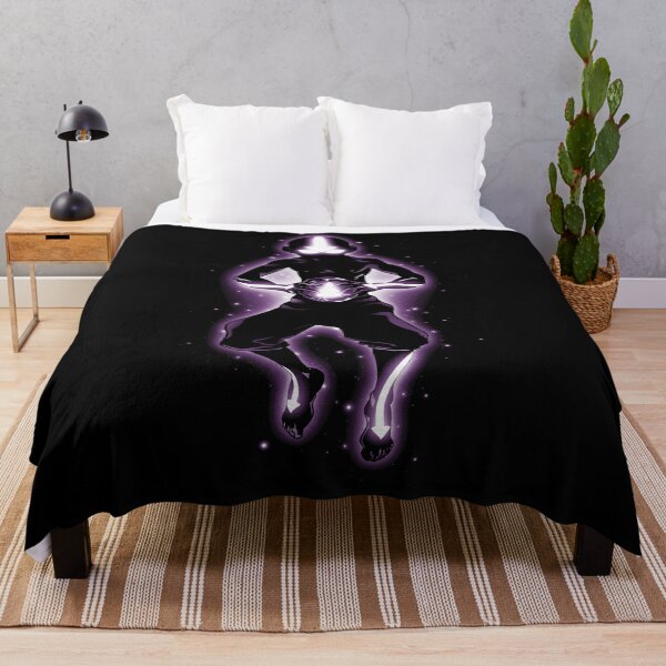 Meditating Avatar Aang Throw Blanket