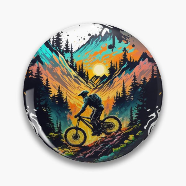 Item preview, Riding the mountain trails designed and sold by Paterrr.