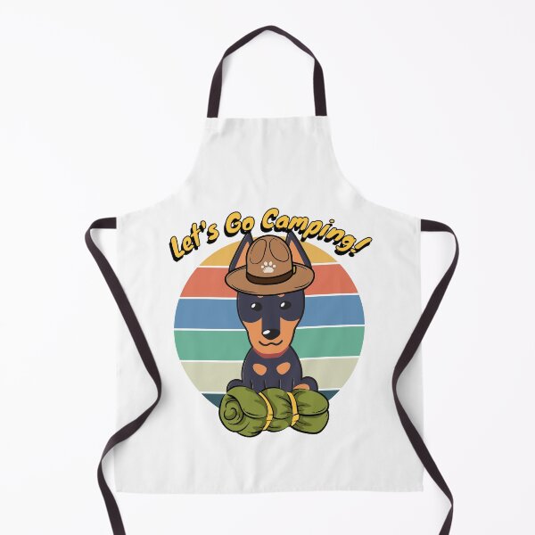 Item preview, Funny Guard Dog Wants to go Camping designed and sold by Pet Station.