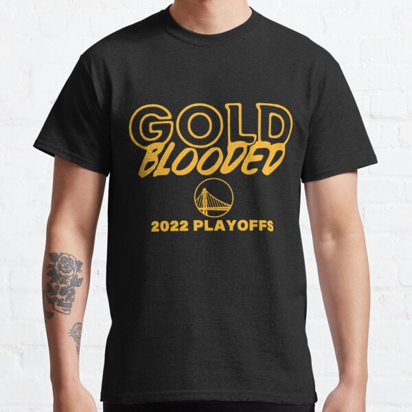 Golden State Warriors 2023 Gold Blooded NBA Logo Fan Gift T-shirt