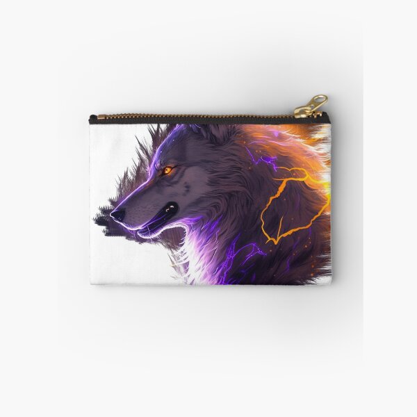 Item preview, white arctic wolf looking side view designed and sold by Wolf-Bros.