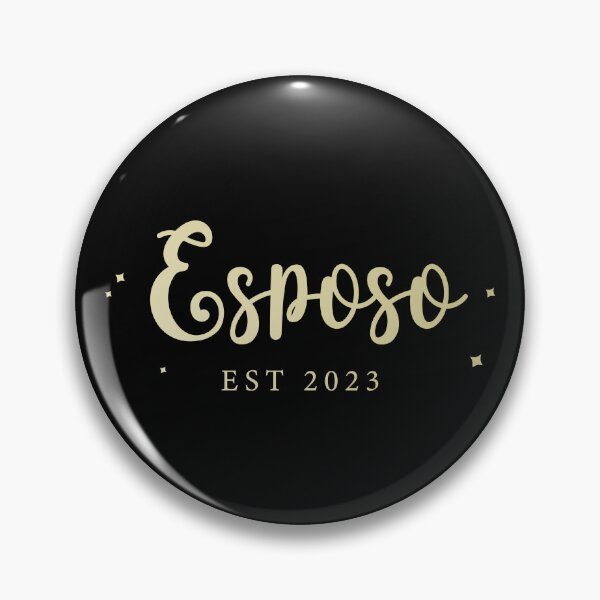 Item preview, Esposo est 2023 - fake gold version - husband since 2023 - Wedding 2023 designed and sold by ALLURE-minimal.