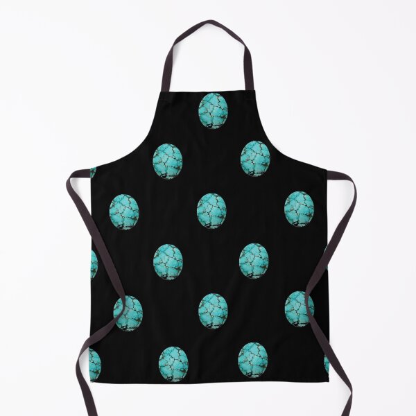 Item preview, TURQUOISE CABOCHON GEMS DECEMBER BIRTHSTONES BLACK ART designed and sold by sharlesart.