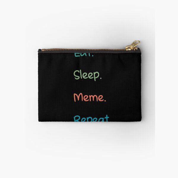 Item preview, Eat sleep meme repeat-funny sarcastic sunset retro designed and sold by Master4art.