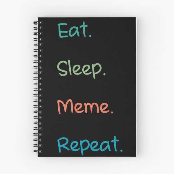 Item preview, Eat sleep meme repeat-funny sarcastic sunset retro designed and sold by Master4art.