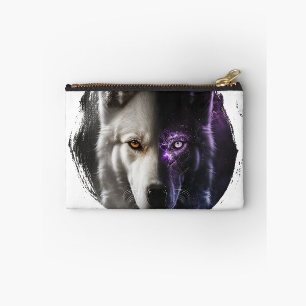 Item preview, half dog half wolf front view designed and sold by Wolf-Bros.