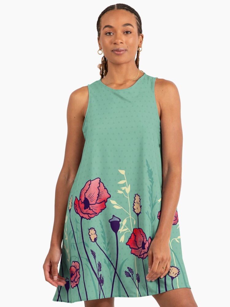 Summer Field" A-Line Dress for Sale by littleclyde | Redbubble