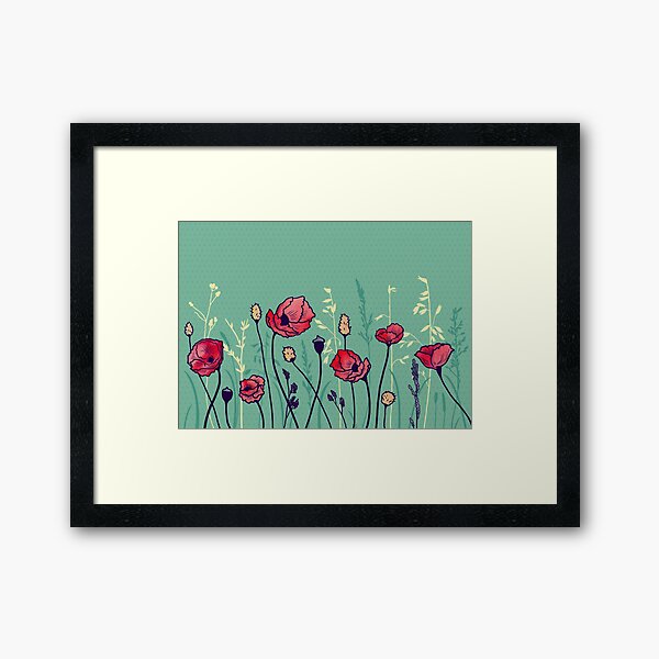Summer Field Framed Art Print