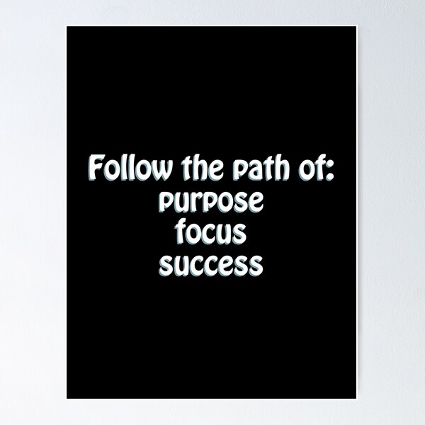 Item preview, (WF) Purpose, focus, success designed and sold by greatvibes4u.