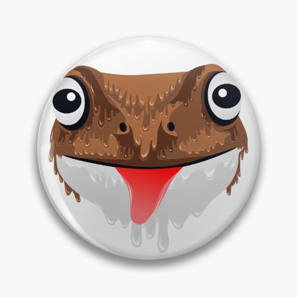 Item preview, Cute Brown Frog grime art designed and sold by AmsaOza.