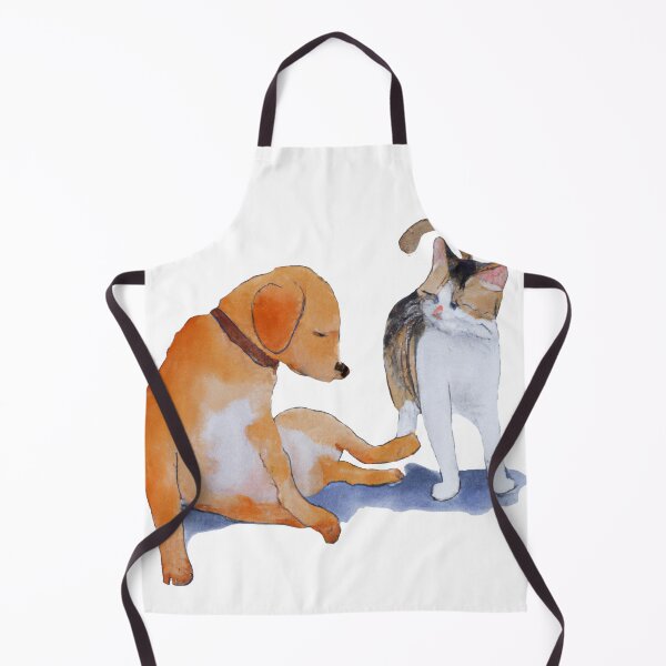 Item preview, Cat and dog bonding-Edited AI generated art designed and sold by Frostp.