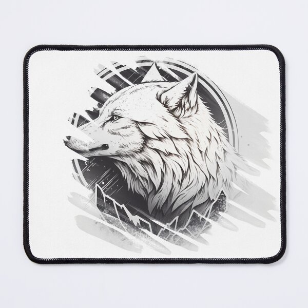 Item preview, Arctic wolf design designed and sold by Wolf-Bros.