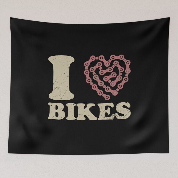 Item preview, I Love Heart Bikes Cycling Bicycle  designed and sold by BUBLTEES.