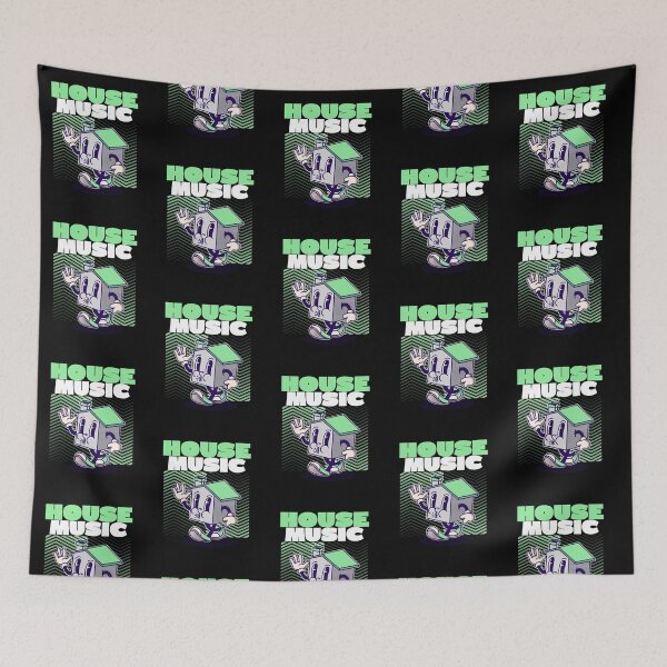 Item preview, HOUSE MUSIC  - Character (Green)  designed and sold by Discothreadz.