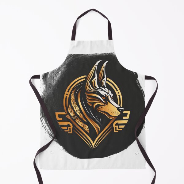 Item preview, Ancient egyptian wolf logo design designed and sold by Wolf-Bros.