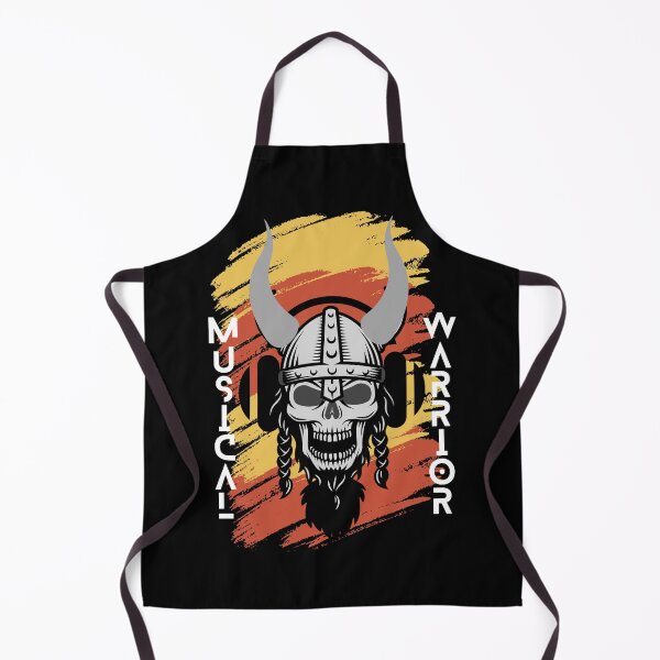 Item preview, Viking Vintage Skull Beard With Headphone, retro Colors designed and sold by Escapene.