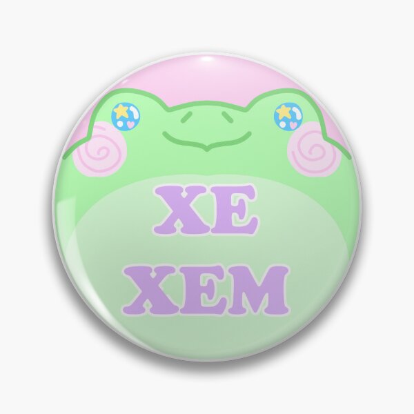 Item preview, Pronoun Frog - Xe Xem designed and sold by Frigg-The-Frog-.