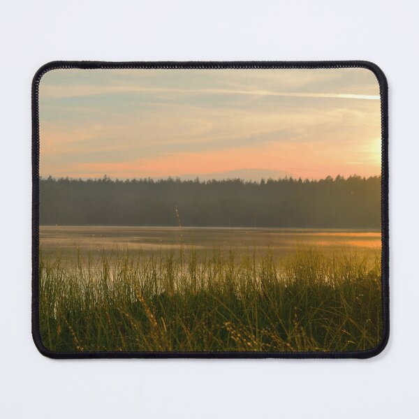 Item preview, Yellow sunset on a lake designed and sold by Misschemical.