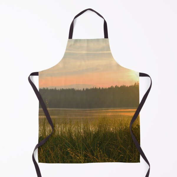 Item preview, Yellow sunset on a lake designed and sold by Misschemical.