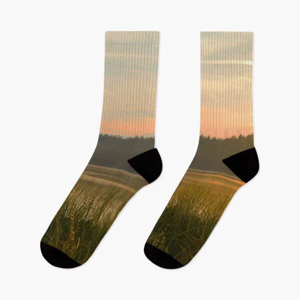 Item preview, Yellow sunset on a lake designed and sold by Misschemical.