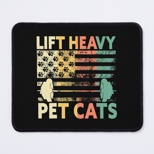 Item preview, Lift Heavy Pet Cats Weightlifting Cat Owner Weightlifter designed and sold by GeorgiHeyward.