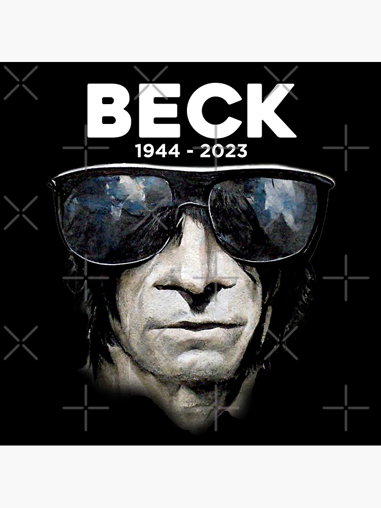 "Jeff Beck No 5: Rest In Peace 1944 - 2023 (RIP) On A Dark Background ...