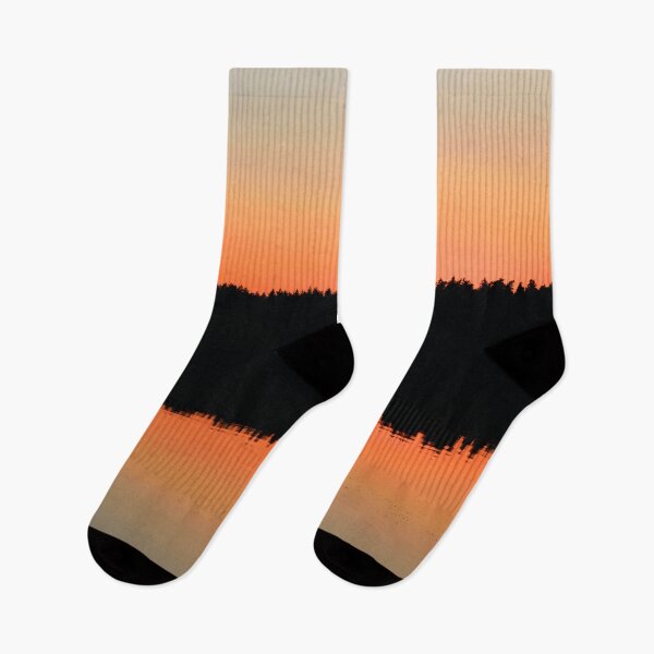 Item preview, Orange sunset on a lake designed and sold by Misschemical.