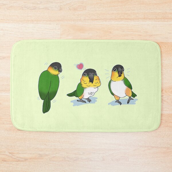 Item preview, Three Black Headed Caique doodles designed and sold by FandomizedRose.