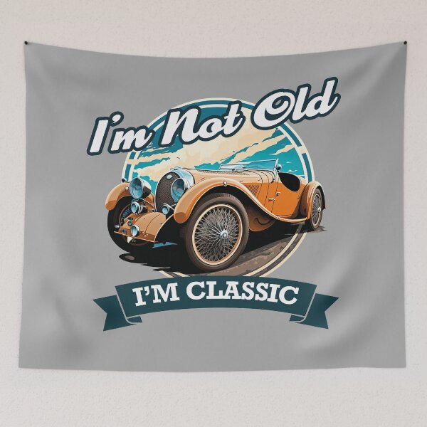 Item preview, Im Not Old Im Classic - Vintage Retro Car designed and sold by Odd World.