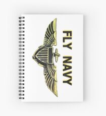 Naval Aviator Wings Spiral Notebook
