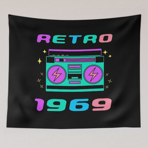 Item preview, 54 Years Old 70s Nostalgia Decorations Funny 1969 Cool 54th Birthday designed and sold by CoolCreative.