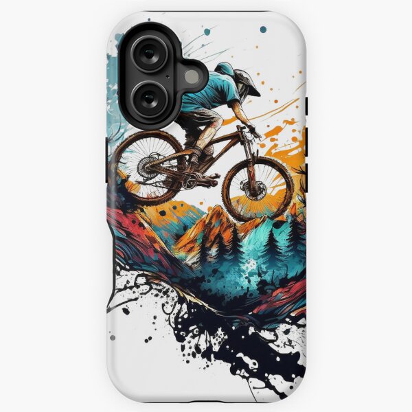 Item preview, Riding the mountain trails designed and sold by Paterrr.