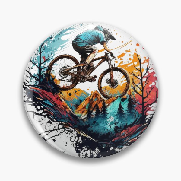 Item preview, Riding the mountain trails designed and sold by Paterrr.