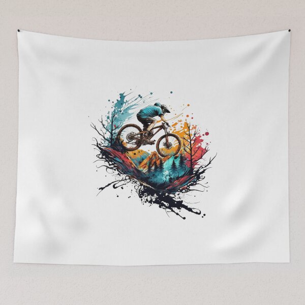 Item preview, Riding the mountain trails designed and sold by Paterrr.