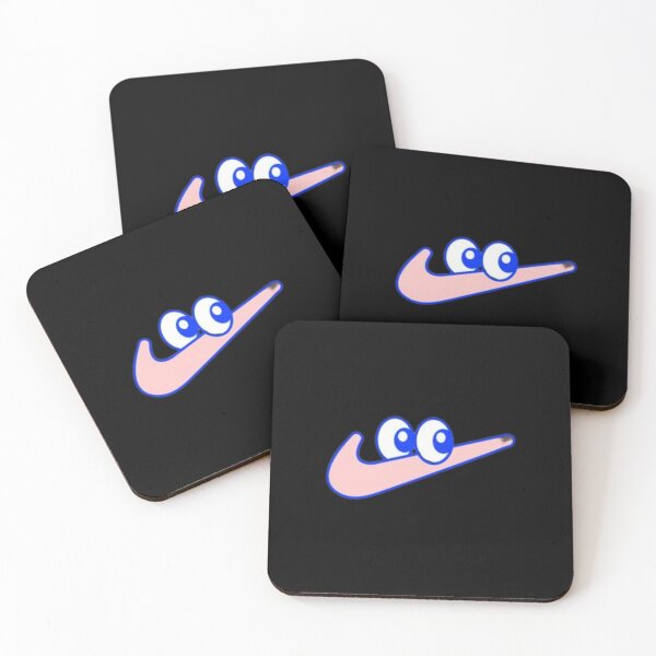 Aperçu de l'œuvre Logo virgule sportwear sport jut do it yeux oeil funny créée et vendue par Rymes.