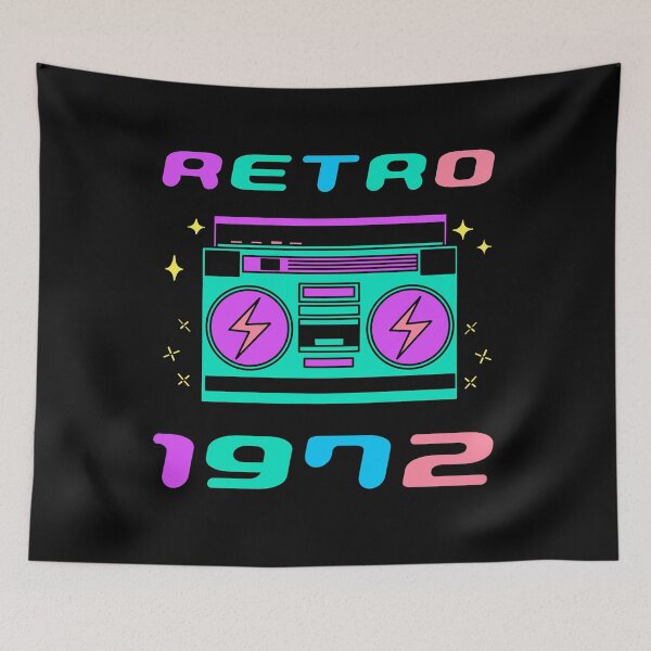 Item preview, 51 Years Old 70s Nostalgia Decorations Funny 1972 Cool 51st Birthday designed and sold by CoolCreative.