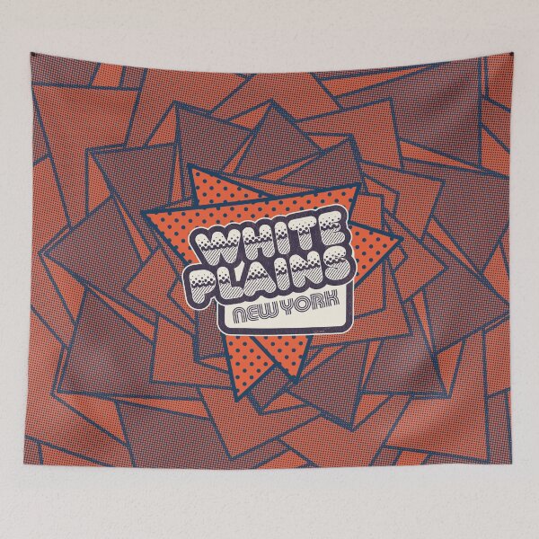 Item preview, White Plains, NY | Retro Halftone designed and sold by retroready.