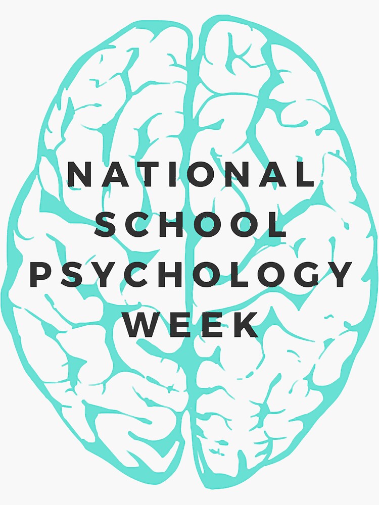 "National school psychology weekschool psych " Sticker for Sale by